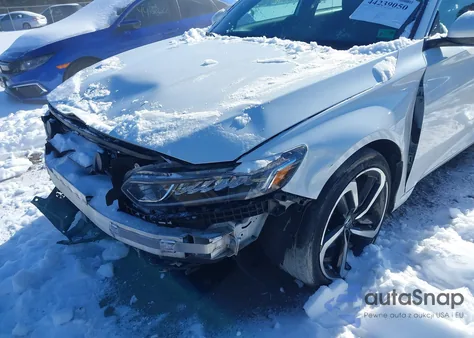 2018 Honda Accord Sport from USA, damaged, VIN 1HGCV1F39JA028589